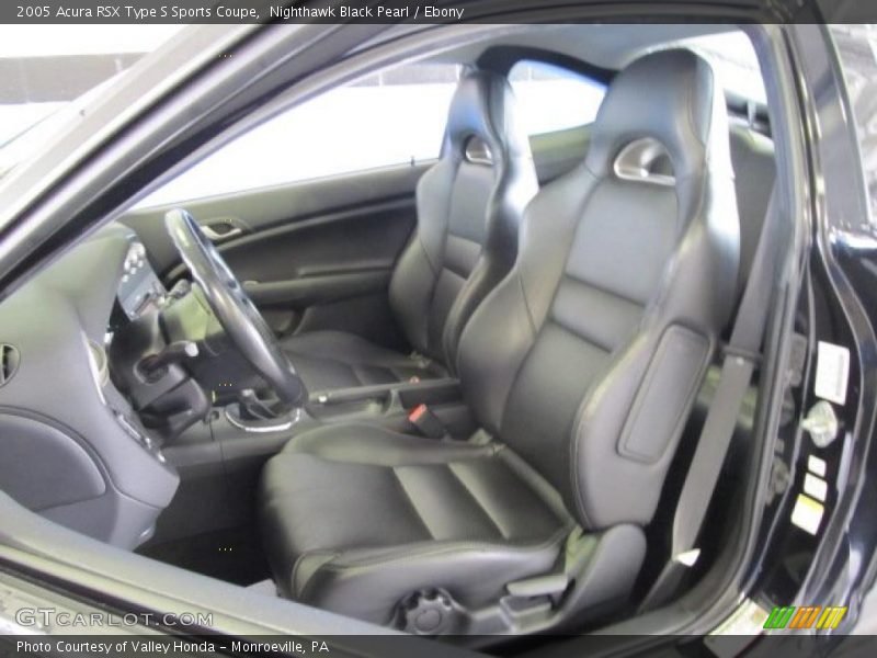  2005 RSX Type S Sports Coupe Ebony Interior