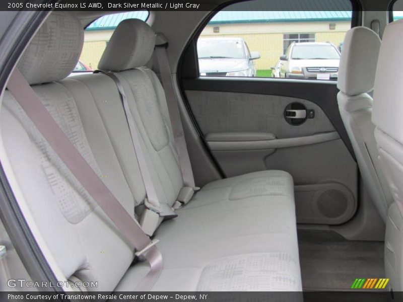 Dark Silver Metallic / Light Gray 2005 Chevrolet Equinox LS AWD