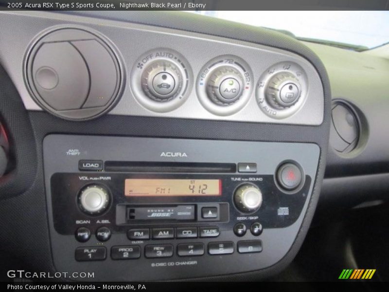 Nighthawk Black Pearl / Ebony 2005 Acura RSX Type S Sports Coupe