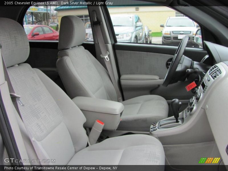 Dark Silver Metallic / Light Gray 2005 Chevrolet Equinox LS AWD