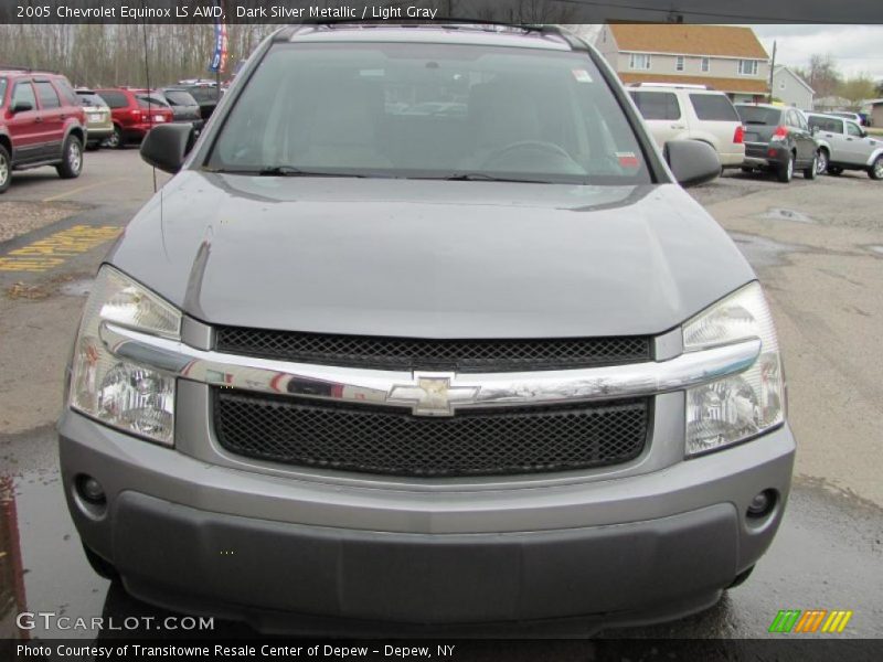 Dark Silver Metallic / Light Gray 2005 Chevrolet Equinox LS AWD