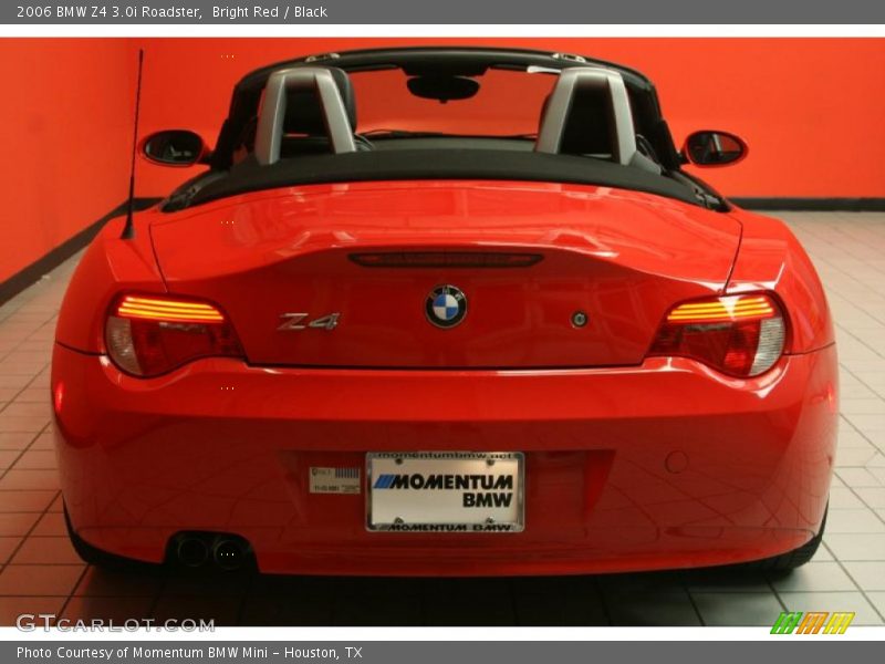 Bright Red / Black 2006 BMW Z4 3.0i Roadster