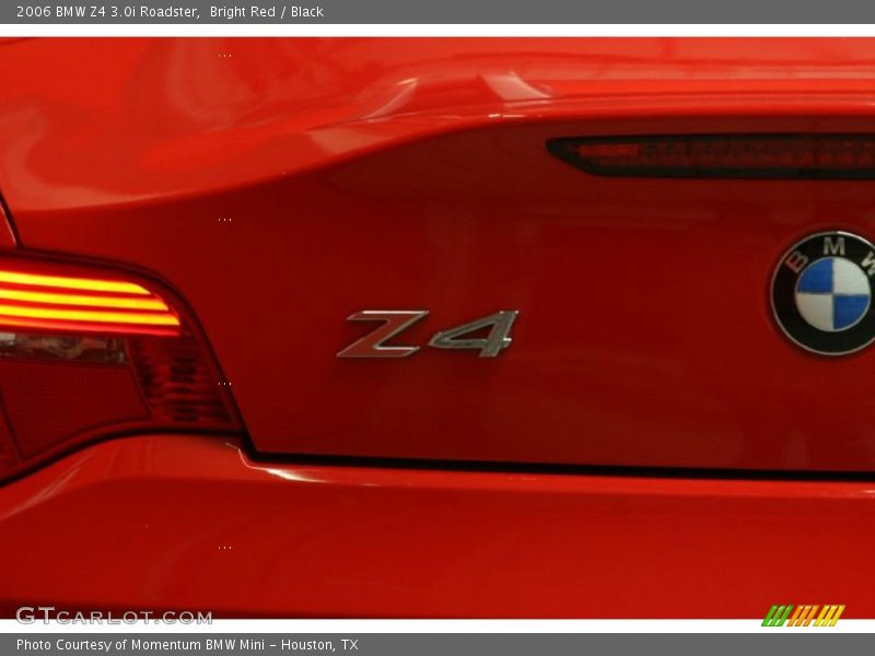 Bright Red / Black 2006 BMW Z4 3.0i Roadster