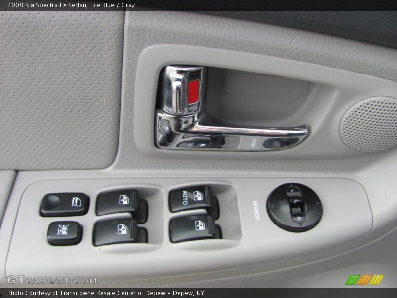 Ice Blue / Gray 2008 Kia Spectra EX Sedan