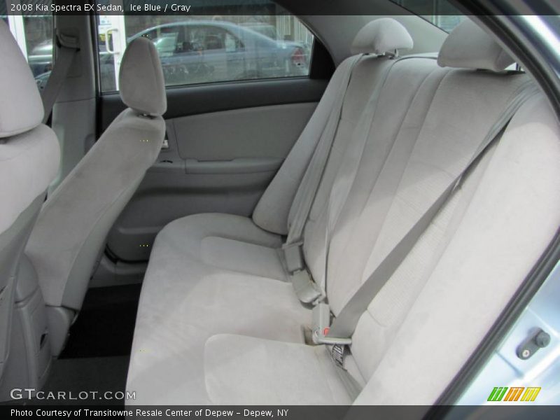 Ice Blue / Gray 2008 Kia Spectra EX Sedan