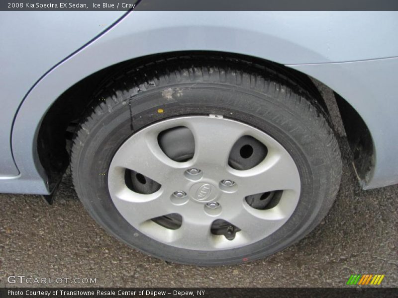 Ice Blue / Gray 2008 Kia Spectra EX Sedan