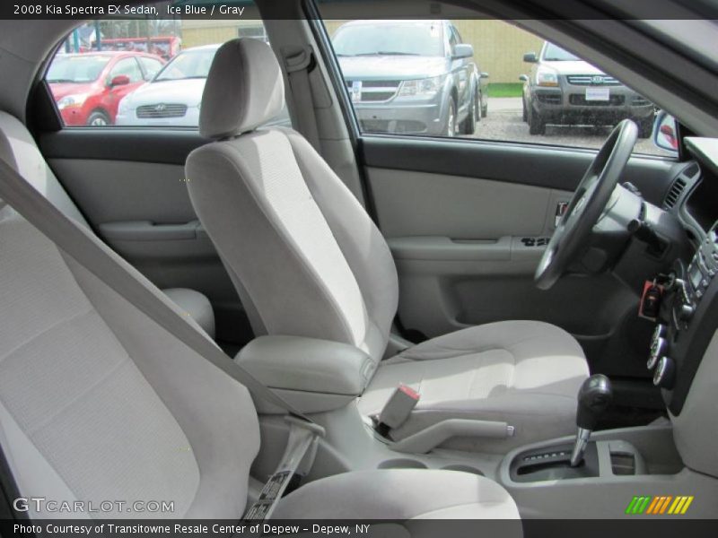 Ice Blue / Gray 2008 Kia Spectra EX Sedan