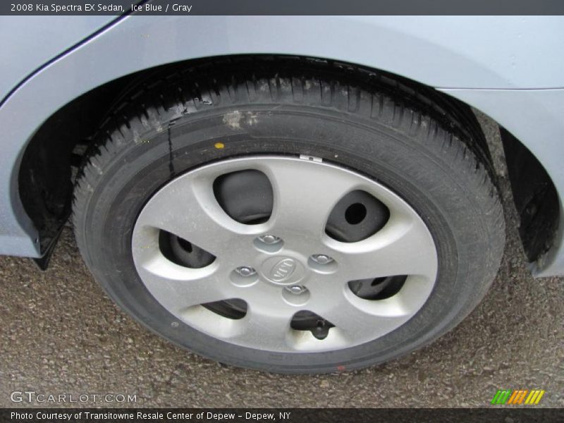 Ice Blue / Gray 2008 Kia Spectra EX Sedan