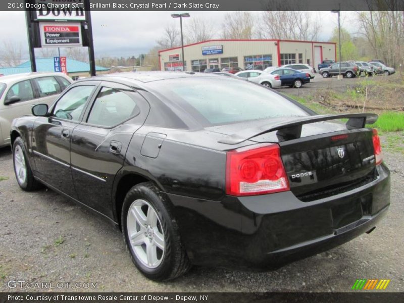 Brilliant Black Crystal Pearl / Dark Slate Gray 2010 Dodge Charger SXT