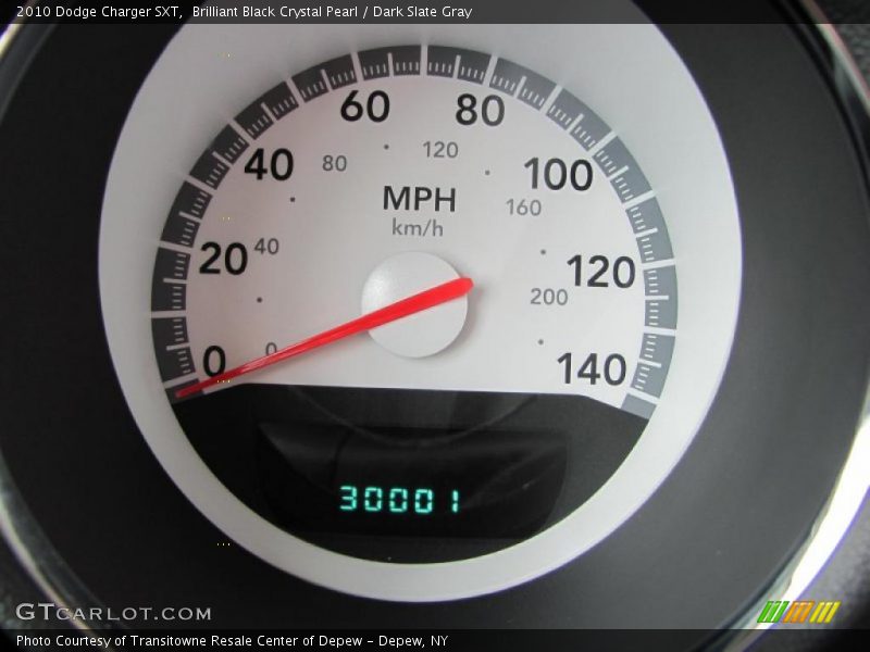 Brilliant Black Crystal Pearl / Dark Slate Gray 2010 Dodge Charger SXT