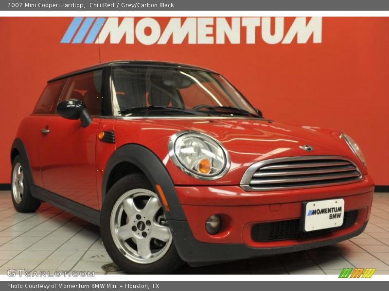 Chili Red / Grey/Carbon Black 2007 Mini Cooper Hardtop