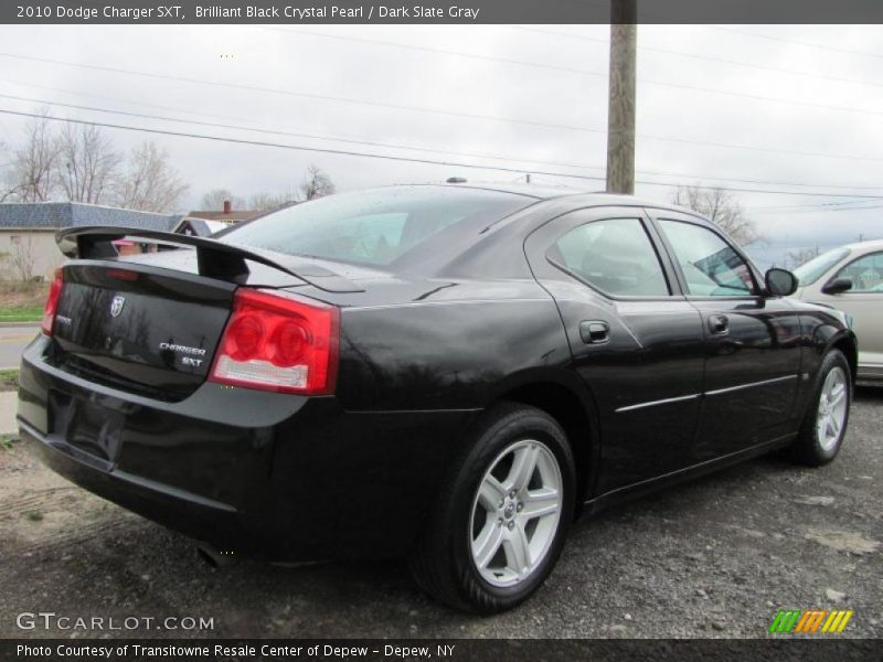 Brilliant Black Crystal Pearl / Dark Slate Gray 2010 Dodge Charger SXT