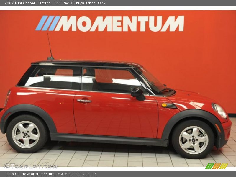 Chili Red / Grey/Carbon Black 2007 Mini Cooper Hardtop