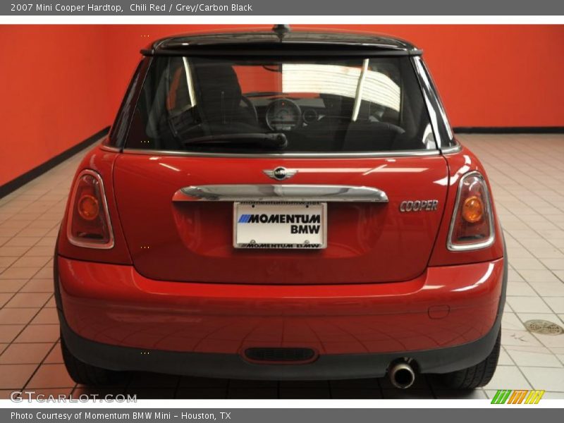 Chili Red / Grey/Carbon Black 2007 Mini Cooper Hardtop