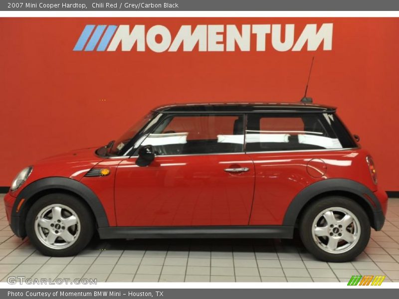 Chili Red / Grey/Carbon Black 2007 Mini Cooper Hardtop