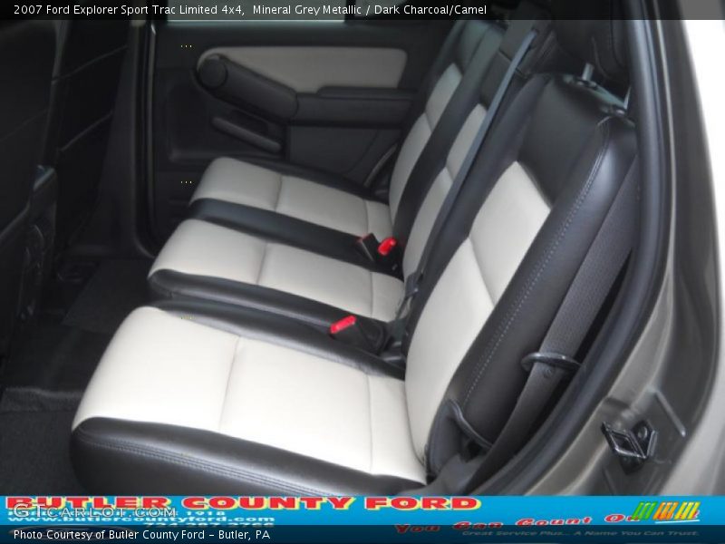 Mineral Grey Metallic / Dark Charcoal/Camel 2007 Ford Explorer Sport Trac Limited 4x4