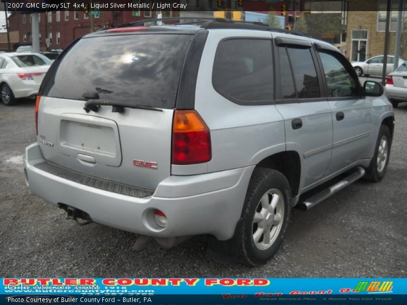 Liquid Silver Metallic / Light Gray 2007 GMC Envoy SLT 4x4