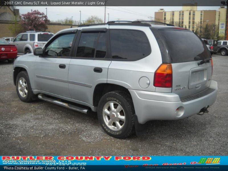 Liquid Silver Metallic / Light Gray 2007 GMC Envoy SLT 4x4