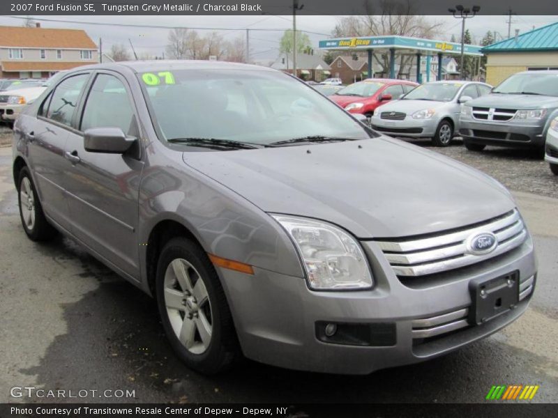 Tungsten Grey Metallic / Charcoal Black 2007 Ford Fusion SE