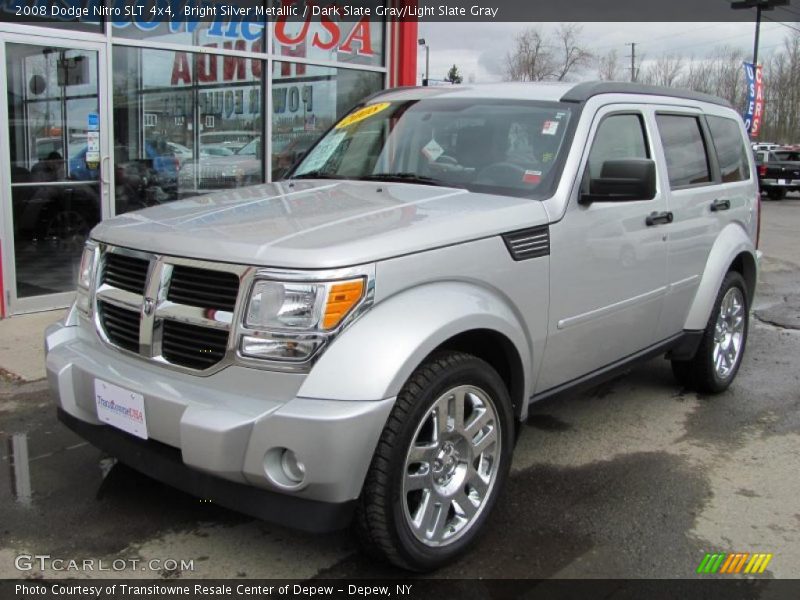 Bright Silver Metallic / Dark Slate Gray/Light Slate Gray 2008 Dodge Nitro SLT 4x4