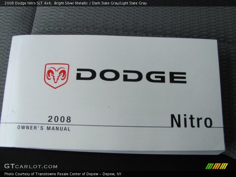 Bright Silver Metallic / Dark Slate Gray/Light Slate Gray 2008 Dodge Nitro SLT 4x4