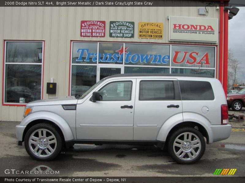 Bright Silver Metallic / Dark Slate Gray/Light Slate Gray 2008 Dodge Nitro SLT 4x4