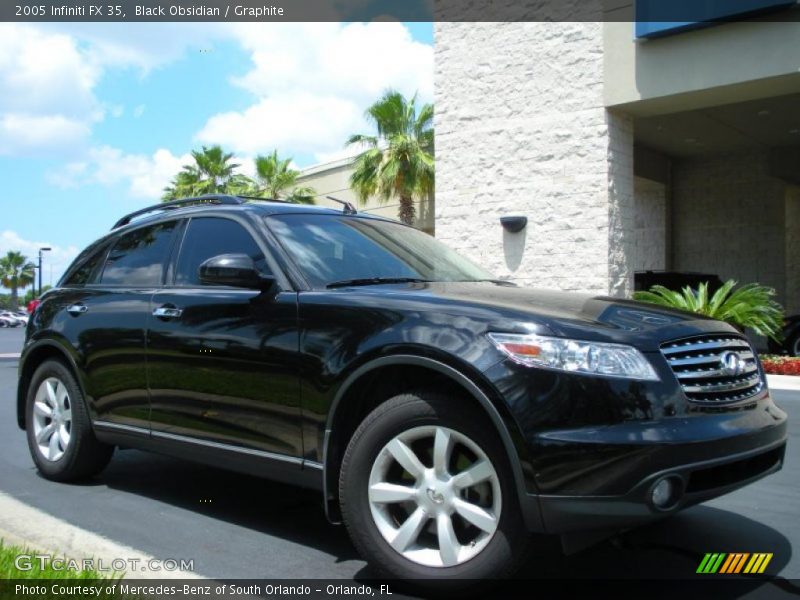 Black Obsidian / Graphite 2005 Infiniti FX 35