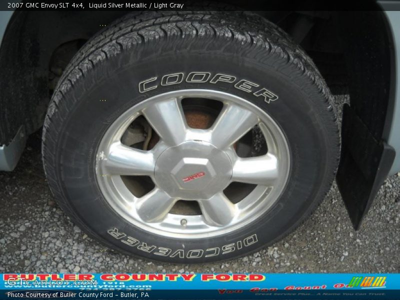 Liquid Silver Metallic / Light Gray 2007 GMC Envoy SLT 4x4
