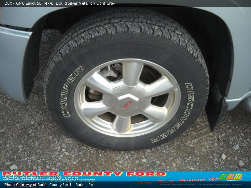 Liquid Silver Metallic / Light Gray 2007 GMC Envoy SLT 4x4