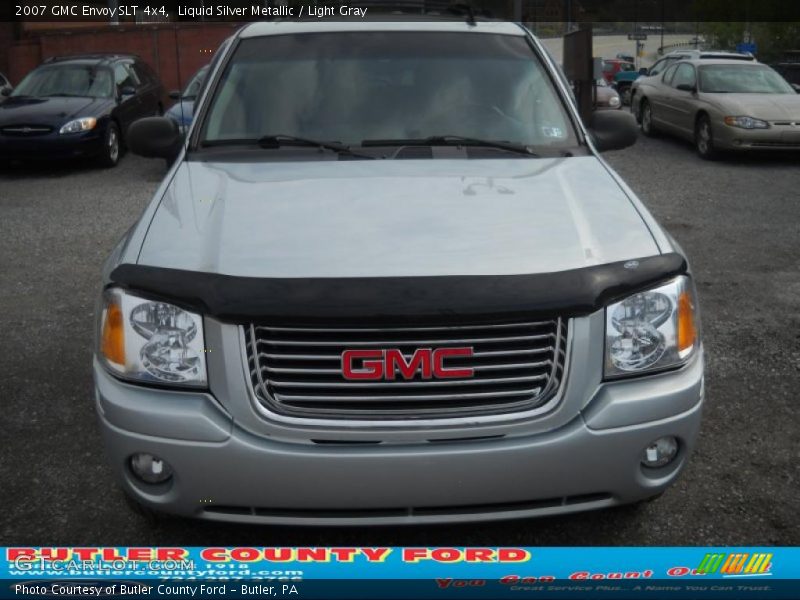 Liquid Silver Metallic / Light Gray 2007 GMC Envoy SLT 4x4