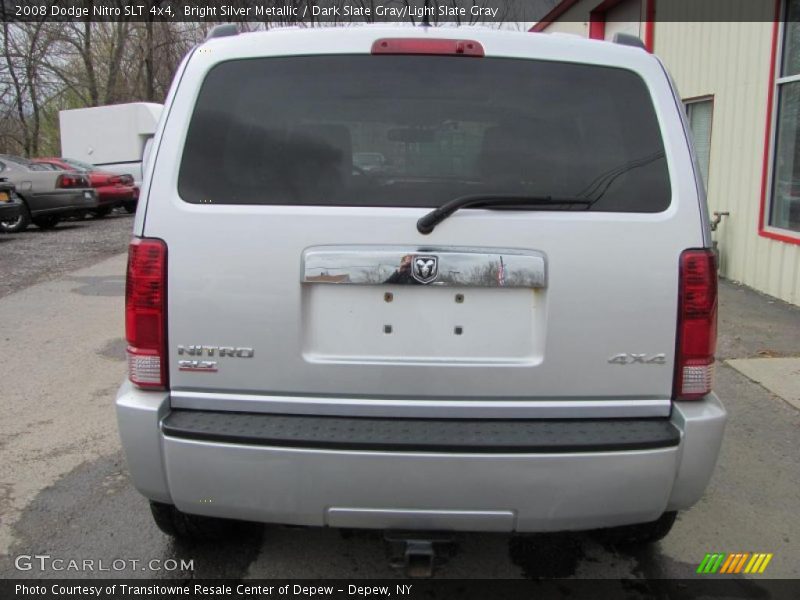 Bright Silver Metallic / Dark Slate Gray/Light Slate Gray 2008 Dodge Nitro SLT 4x4