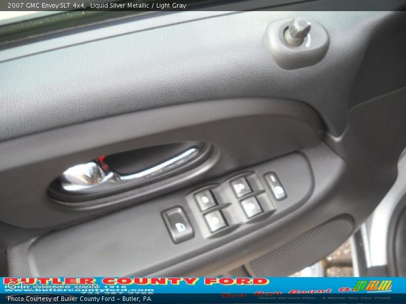 Liquid Silver Metallic / Light Gray 2007 GMC Envoy SLT 4x4