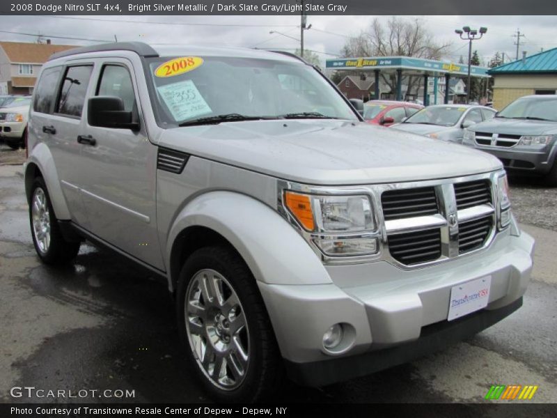 Bright Silver Metallic / Dark Slate Gray/Light Slate Gray 2008 Dodge Nitro SLT 4x4