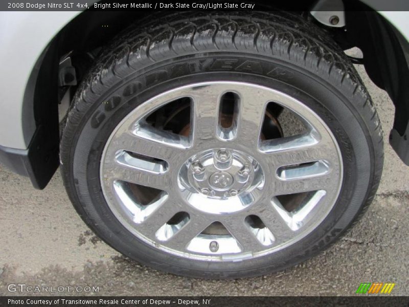 Bright Silver Metallic / Dark Slate Gray/Light Slate Gray 2008 Dodge Nitro SLT 4x4