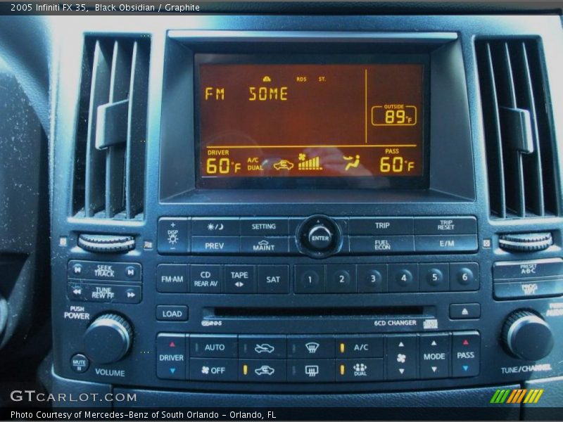 Black Obsidian / Graphite 2005 Infiniti FX 35