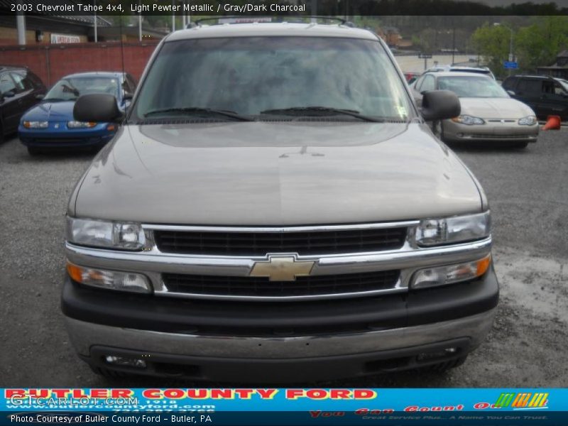 Light Pewter Metallic / Gray/Dark Charcoal 2003 Chevrolet Tahoe 4x4