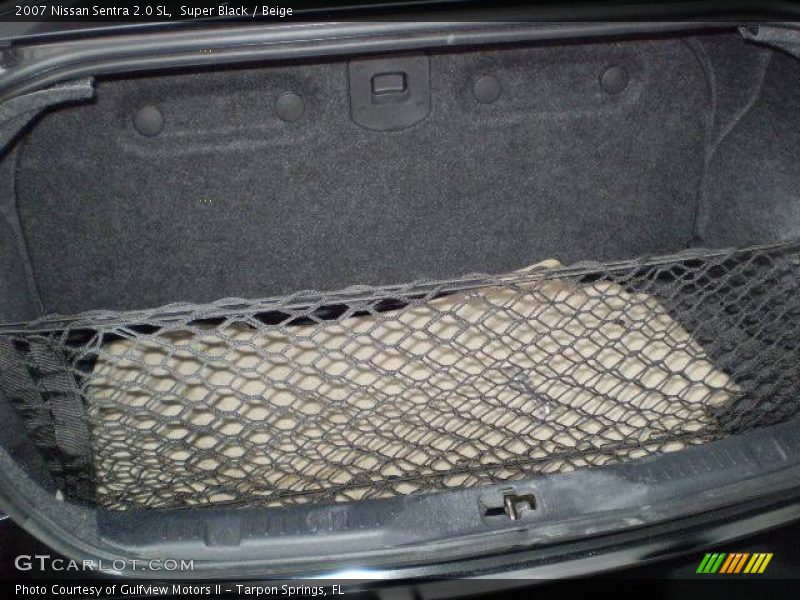 Super Black / Beige 2007 Nissan Sentra 2.0 SL