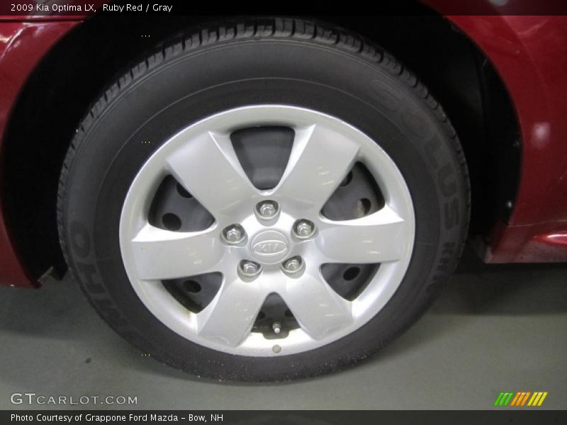 Ruby Red / Gray 2009 Kia Optima LX