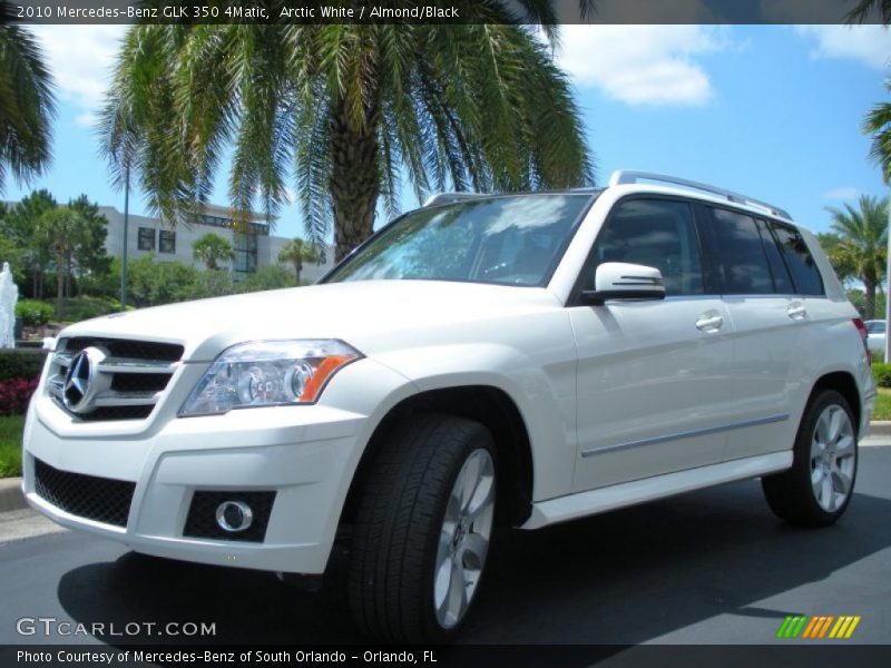 Arctic White / Almond/Black 2010 Mercedes-Benz GLK 350 4Matic