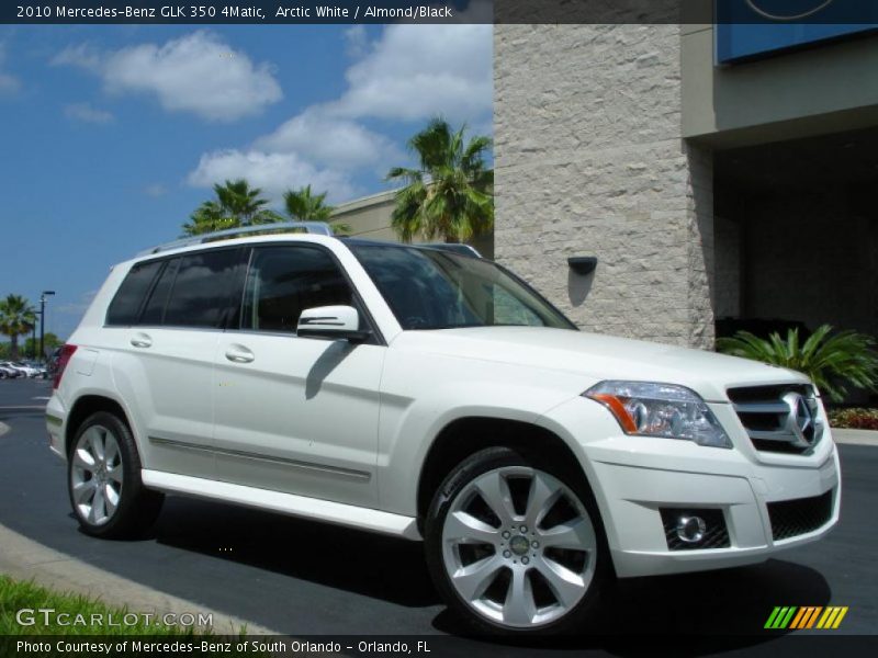 Arctic White / Almond/Black 2010 Mercedes-Benz GLK 350 4Matic