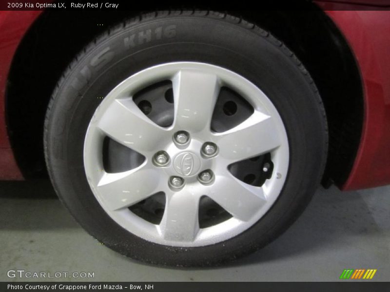 Ruby Red / Gray 2009 Kia Optima LX