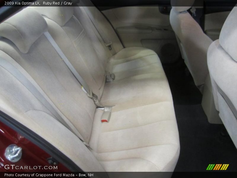 Ruby Red / Gray 2009 Kia Optima LX