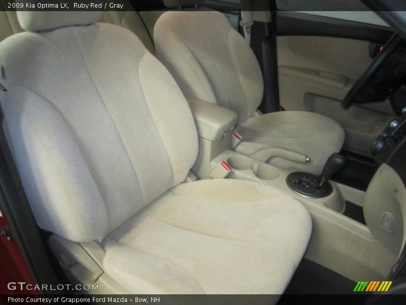 Ruby Red / Gray 2009 Kia Optima LX