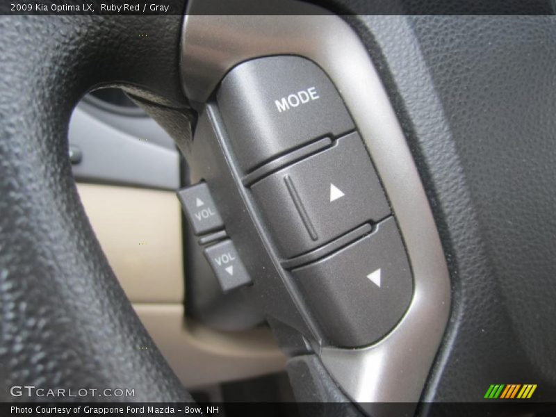 Ruby Red / Gray 2009 Kia Optima LX