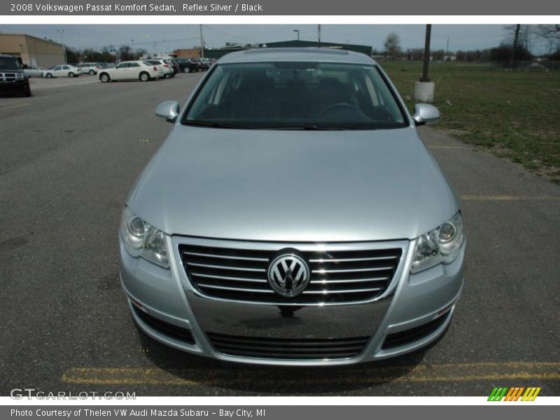 Reflex Silver / Black 2008 Volkswagen Passat Komfort Sedan