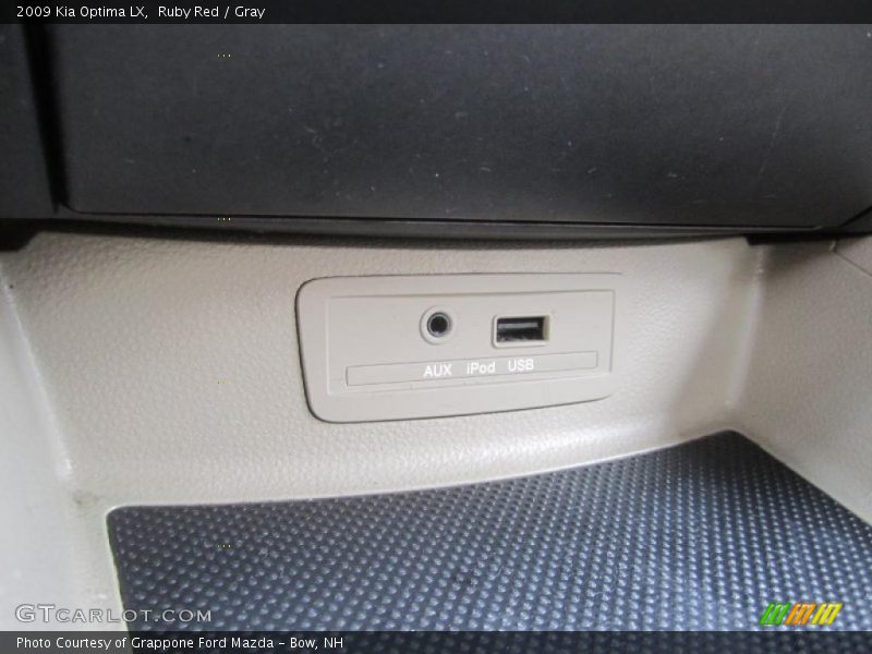 Ruby Red / Gray 2009 Kia Optima LX