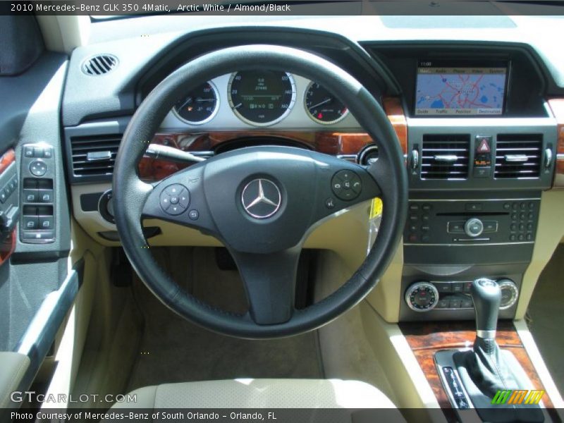 Arctic White / Almond/Black 2010 Mercedes-Benz GLK 350 4Matic