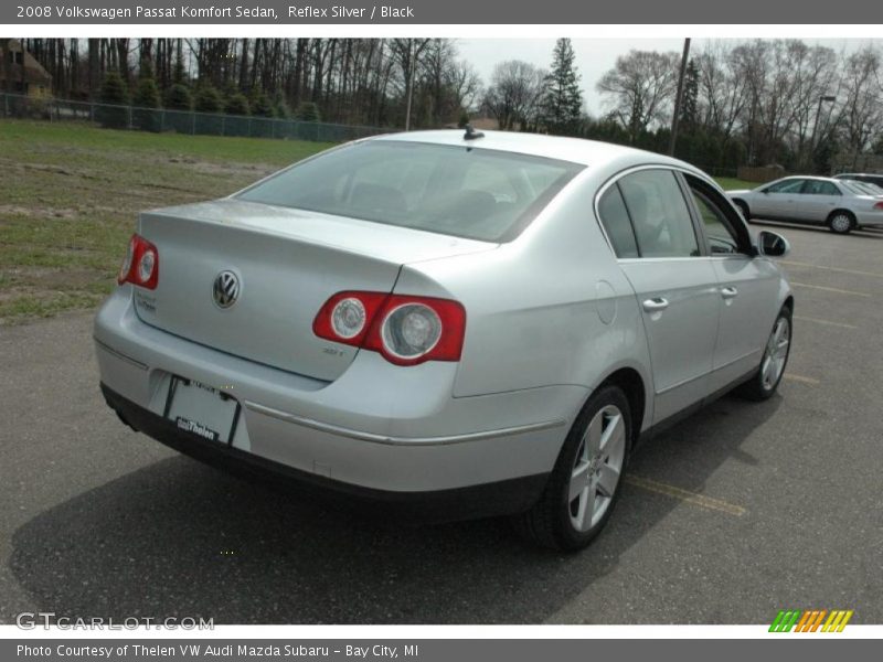 Reflex Silver / Black 2008 Volkswagen Passat Komfort Sedan
