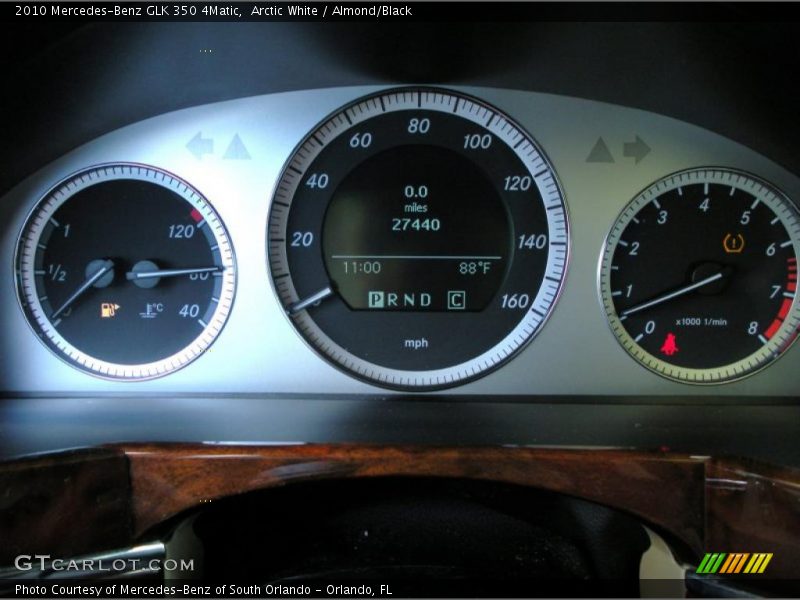 Arctic White / Almond/Black 2010 Mercedes-Benz GLK 350 4Matic