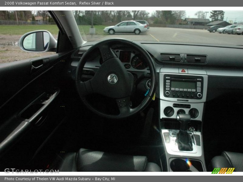 Reflex Silver / Black 2008 Volkswagen Passat Komfort Sedan